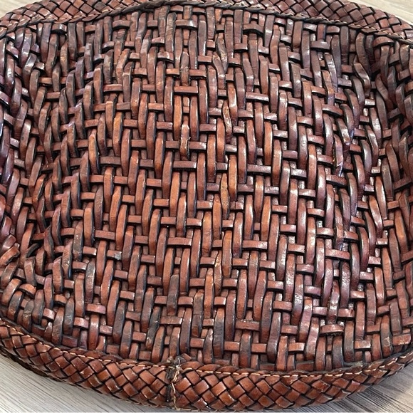 Maripe brown basket weave vintage bag - Picture 2 of 7